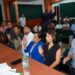 Juramento a los miembros del directorio de la Federación Deportiva de Manabí, elegidos hace 18 días, y que no son reconocidos por el Ministerio del Deporte. FOTO / Cortesía