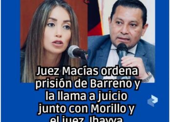 El juez Walter Macías llamó a juicio esta madrugada a los vocales del Consejo de la Judicatura, Maribel Barreno y Juan Morillo