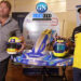Dennis Córdova, alcalde de Salinas, y Leonidas Drouet, campeón nacional de karting. FOTO / Club de Automovilismo y Kartismo.