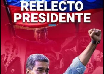 El CNE de Venezuela proclama que Nicolás Maduro es reelegido para su tercer mandato.