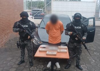 La Policía Nacional incauta droga en operativo en el norte de Esmeraldas