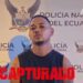 Capturado en Esmeraldas Miller Cañola, presunto integrante del GDO «Los Lobos» y décimo noveno más buscado, Video