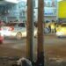 Imagen del local atacado la noche del viernes 30 de mayo, en la Décima y Ayacucho, centro de Guayaquil