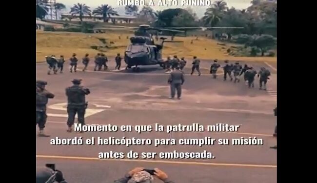 Emboscada y asesinato de 11 militares del Ejército ecuatoriano en Alto Punino, en Orellana, Video