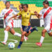 Ecuador se enfrentó a Perú por el Sudamericano Sub 17 Femenino, el 21 de mayo de 2025. - Foto FEF
