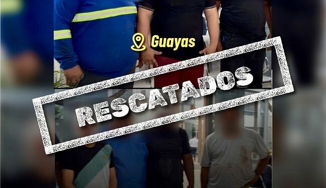 7 secuestrados